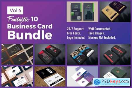 10 Business Card Bundle Vol.4 4541355