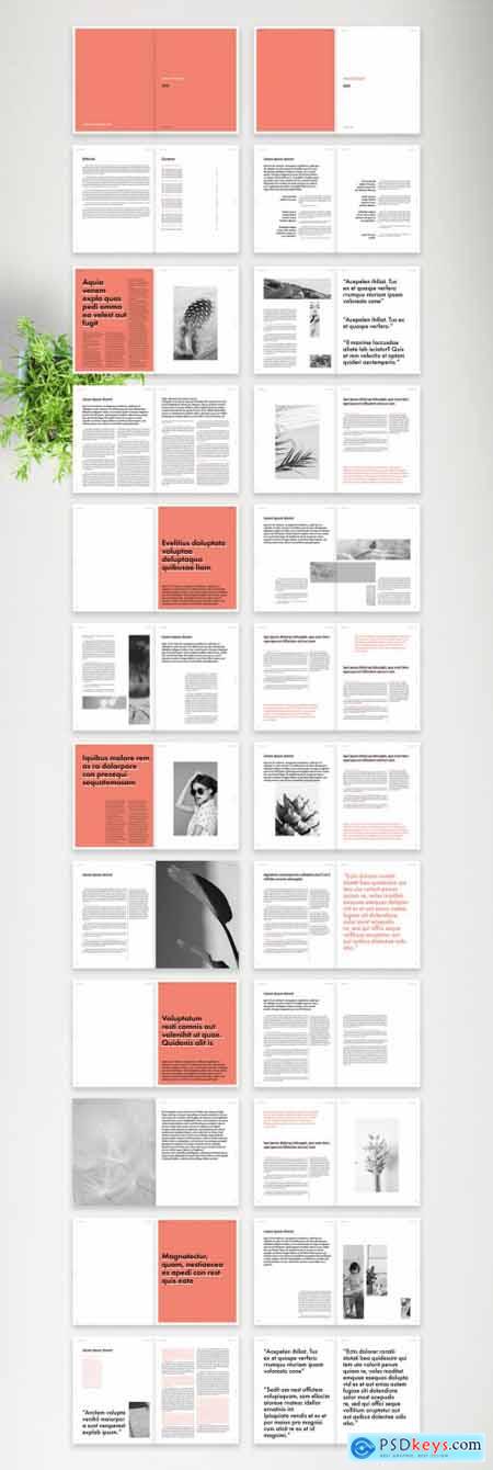Colorful and Simple Annual Report Layout 385807280