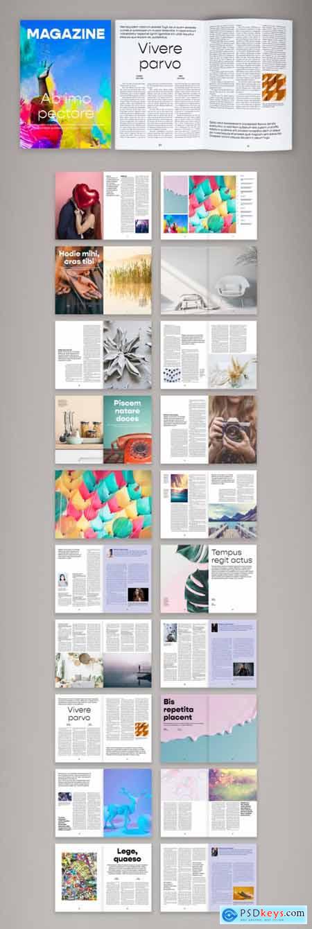 Simple and Structured Magazine Layout 385807361