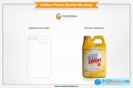 Gallon Plastic Bottle Mockup 5199527