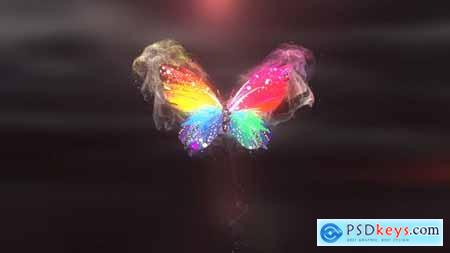 Colorful Butterfly Logo Reveal 4K 28927421
