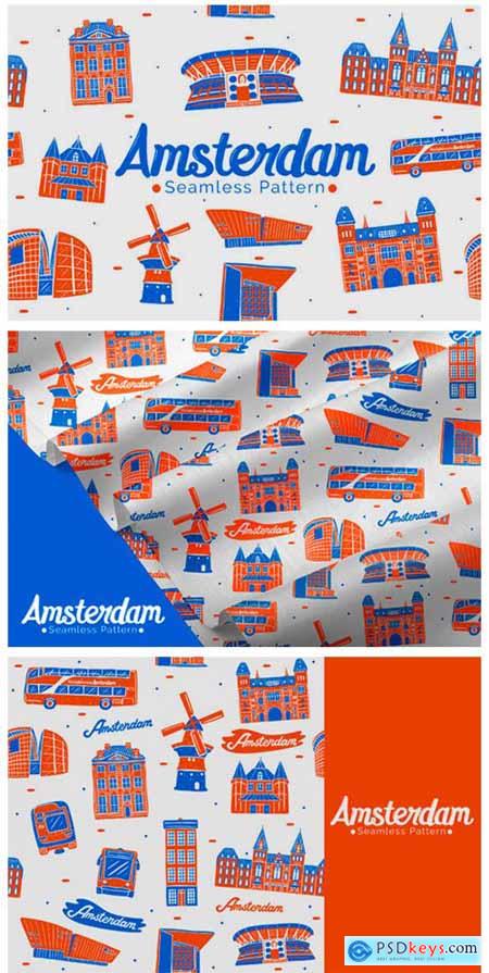 Amsterdam Seamless Pattern 6060049