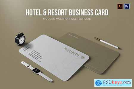 Hotel & Resort - Business Card