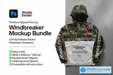 Windbreaker Jacket - Mockup Bundle 5346858