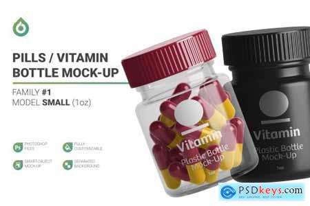 Vitamins Bottle Mockup 5263320