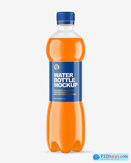 Plastic Juice Bottle Mockup 68496