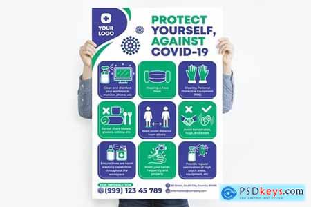 Protect Yourself, Against Covid-19 Poster
