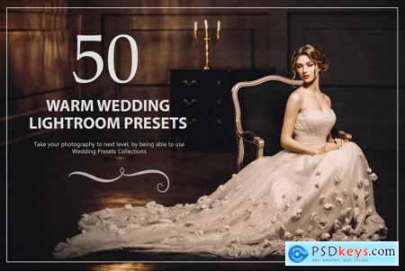 50 Warm Wedding Lightroom Presets