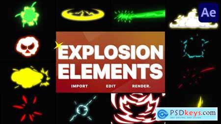 Explosion Elements - After Effects 29001474