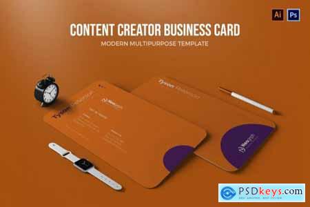 Content Creator - Business Card