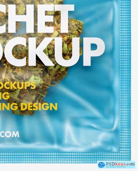 Medical Marijuana Sachet Mockup 68679