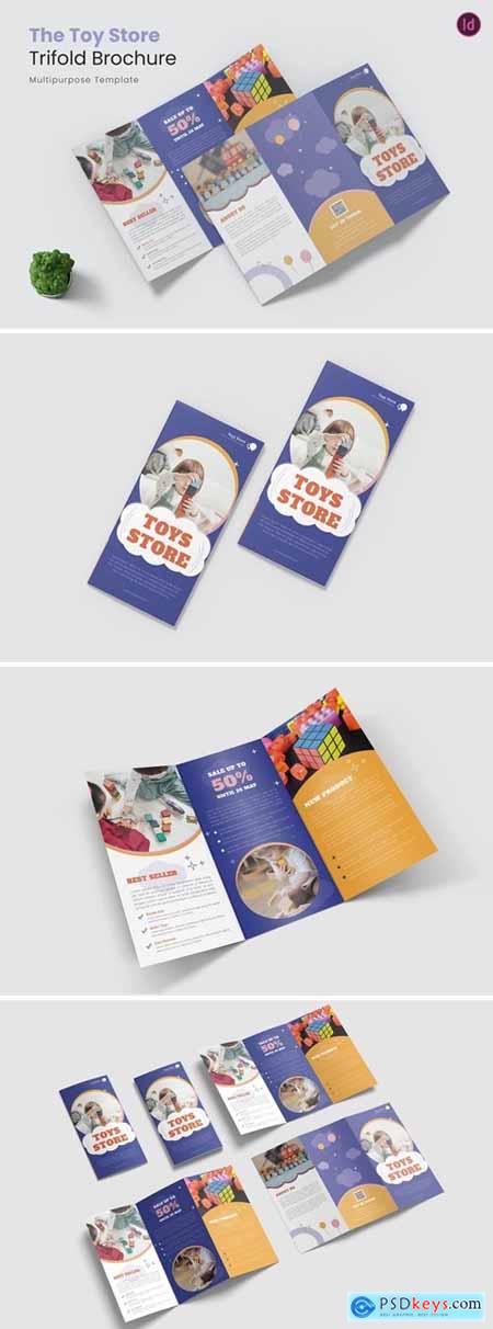 Toys Store Trifold Brochure