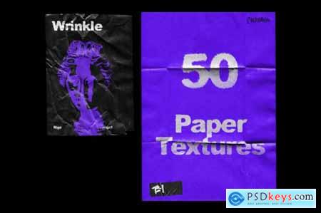 Wrinkle Paper Mockup Vintage 5399468
