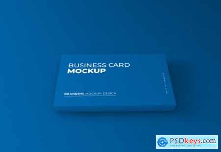 Elegant business card mockup