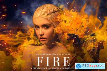 Fire Actions Photoshop 5328474