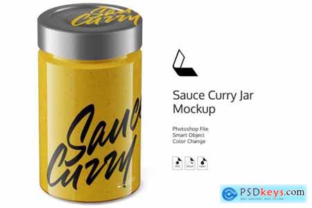Sauce Curry Jar Mockup 4943354