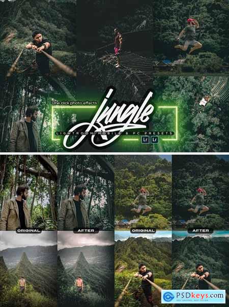 Green Jungle Lightroom Mobile & PC Presets