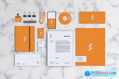 Front View Stationary Mockup 5535512