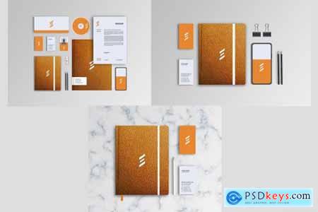 Stationary Mockup Front View 5535409