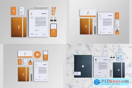 Stationary Mockup Front View 5535409