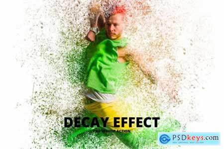 Decay Effect Photoshop Action 5125406