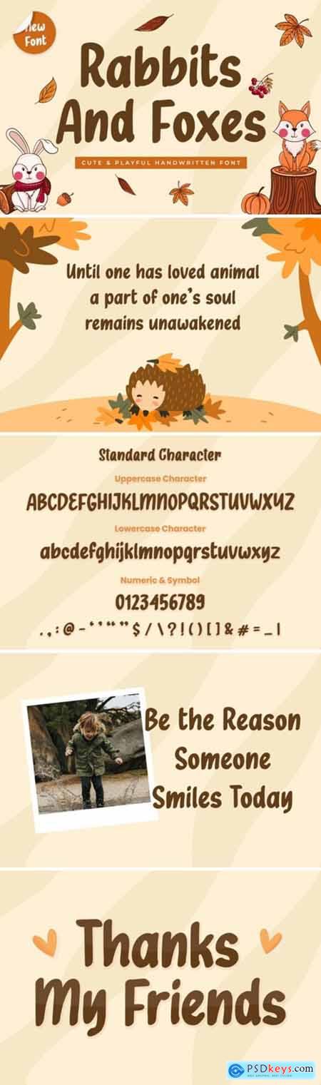Rabbits and Foxes Font