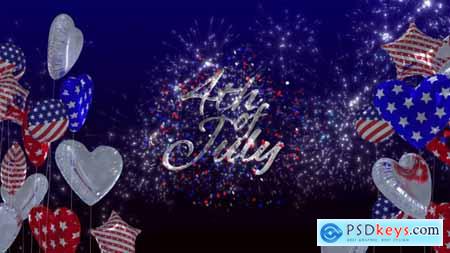 Fourth of July Logo Reveal 27419886