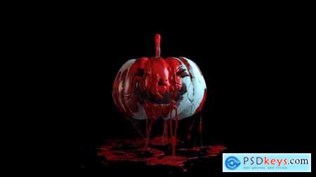 Horror Pumpkin Logo Reveal 28842225