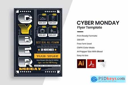 Cyber Monday Flyer Template