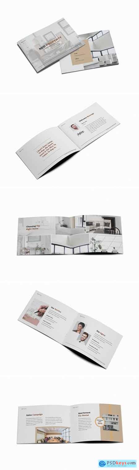 Apartment Property A5 Brochure Template