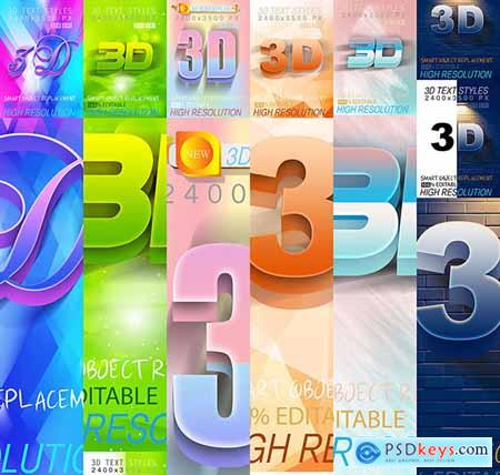 Bundle Mix 3D Text Effect 09_9_20 28474543