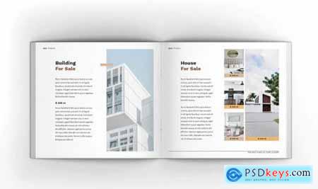 Apartment Property Square Brochure Template