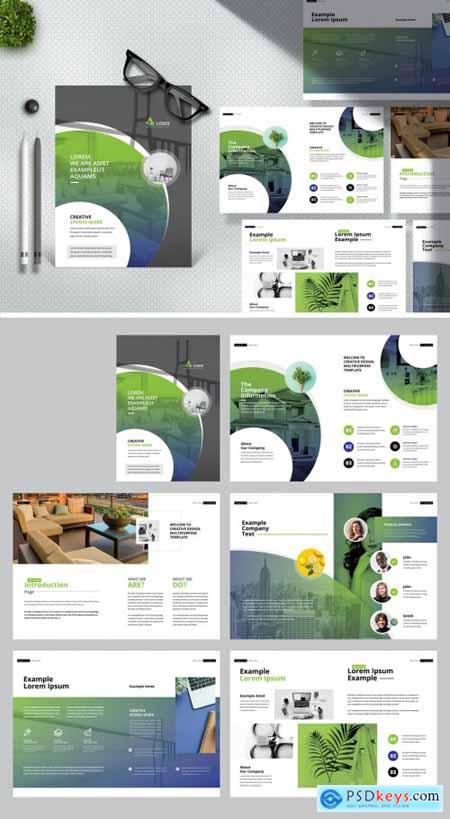 Dark Green Project Proposal Layout 388085382