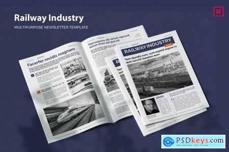 Railway Industry - Newsletter Template