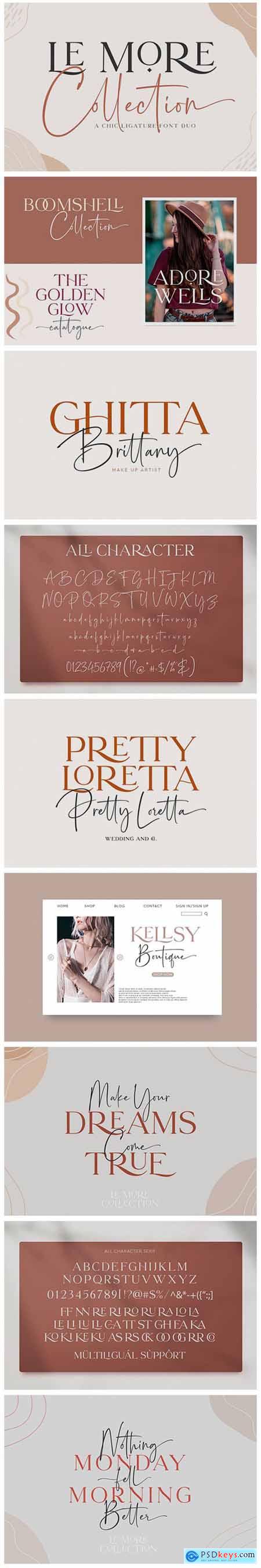 Le More Collection Font Duo 5510111