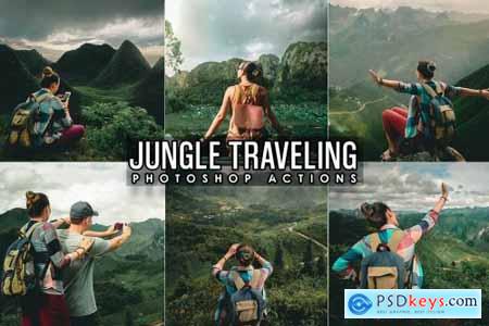 Jungle Traveling Photoshop Actions