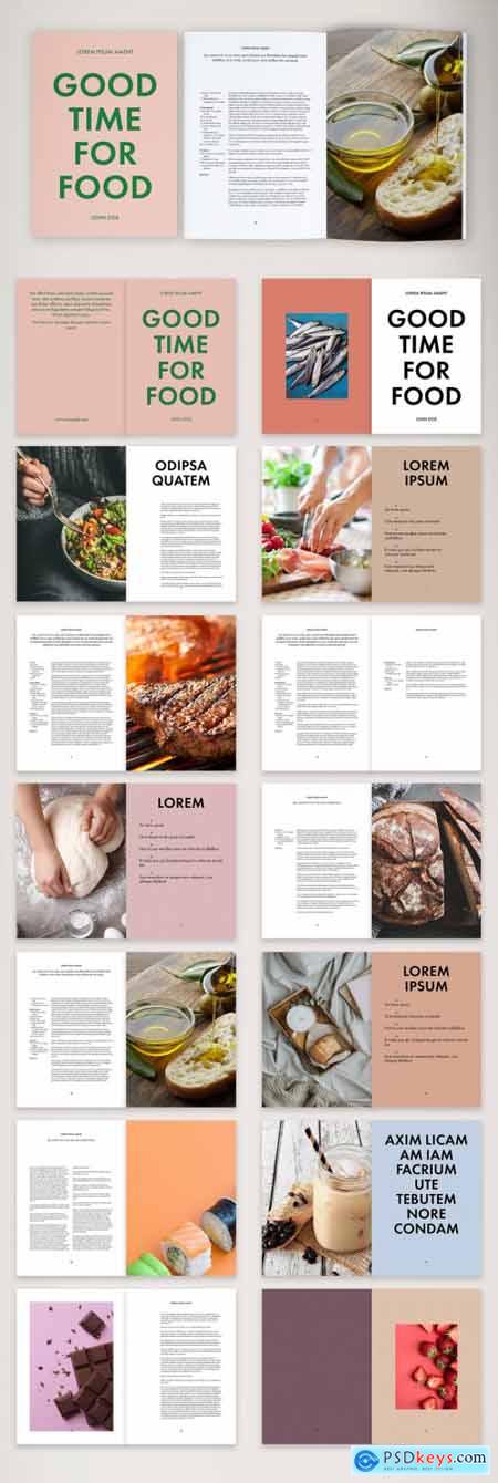 Fresh and Unconventional Cookbook Layout 388784820