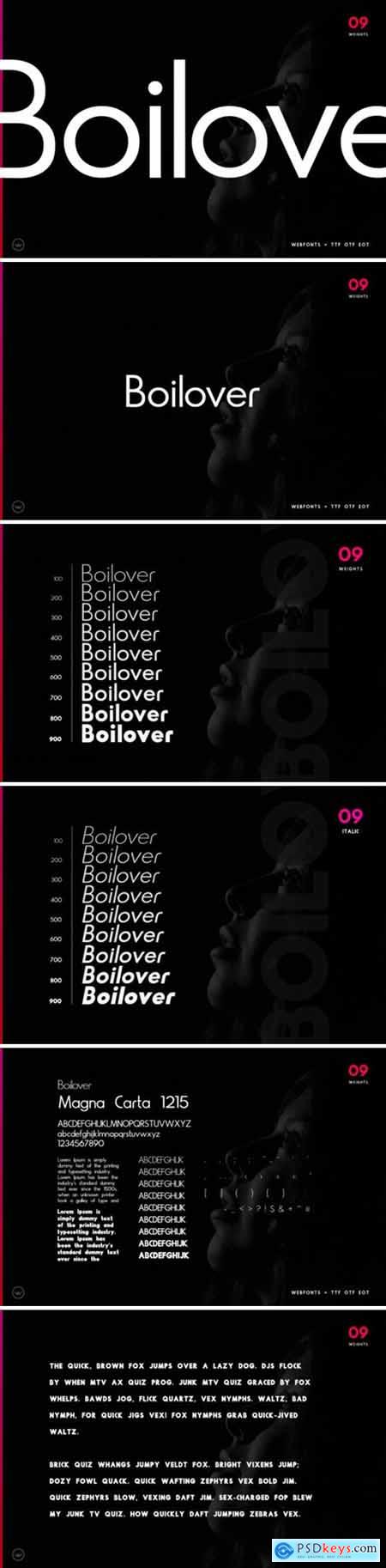 Boilover Font