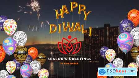 Happy Diwali Balloons Reveal 29198942