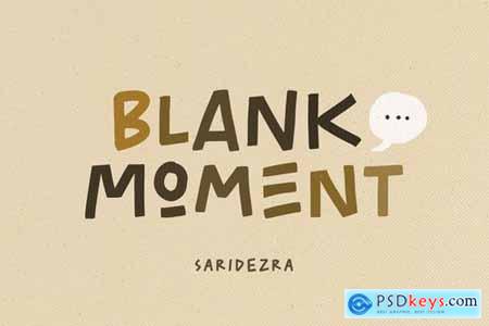 Blank Moment - Quotable Font