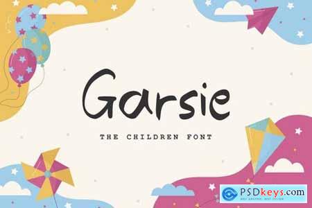 Garsie - The Children Font