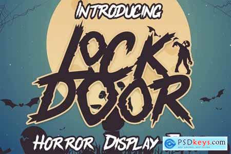 Lockdoor - Halloween Font