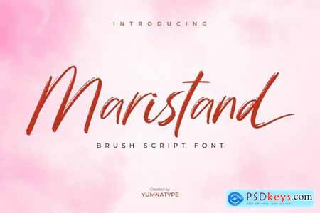 Maristand-Beautiful Brush Font