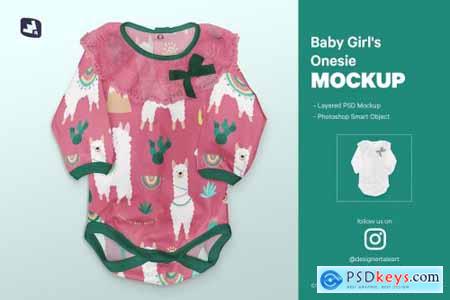 Baby Girls Onesie Mockup 5134268