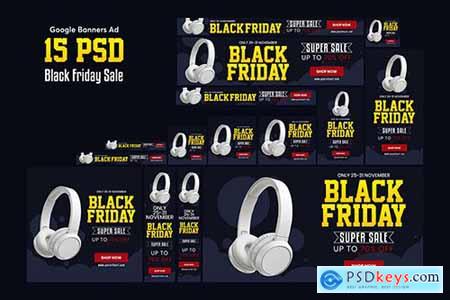 Black Friday Products Sale Banners