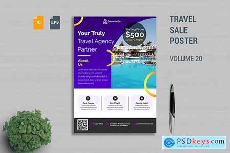 Travel Sale Poster Template Vol.20