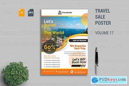 Travel Sale Poster Template Vol.17