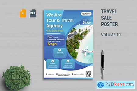 Travel Sale Poster Template Vol.19