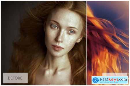 Lovely Oil Painting Effect Actions 5430931