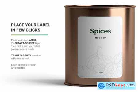 Spices Jar Mockup 5361264